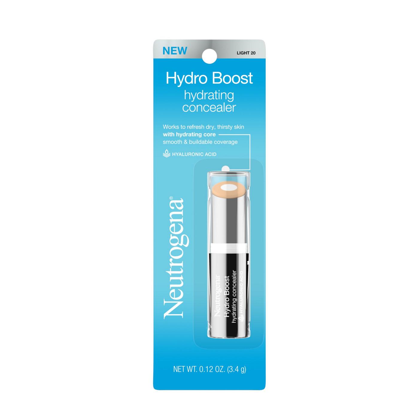 Neutrogena Hydro Boost Hydrating Concealer 20 Light; image 1 of 7