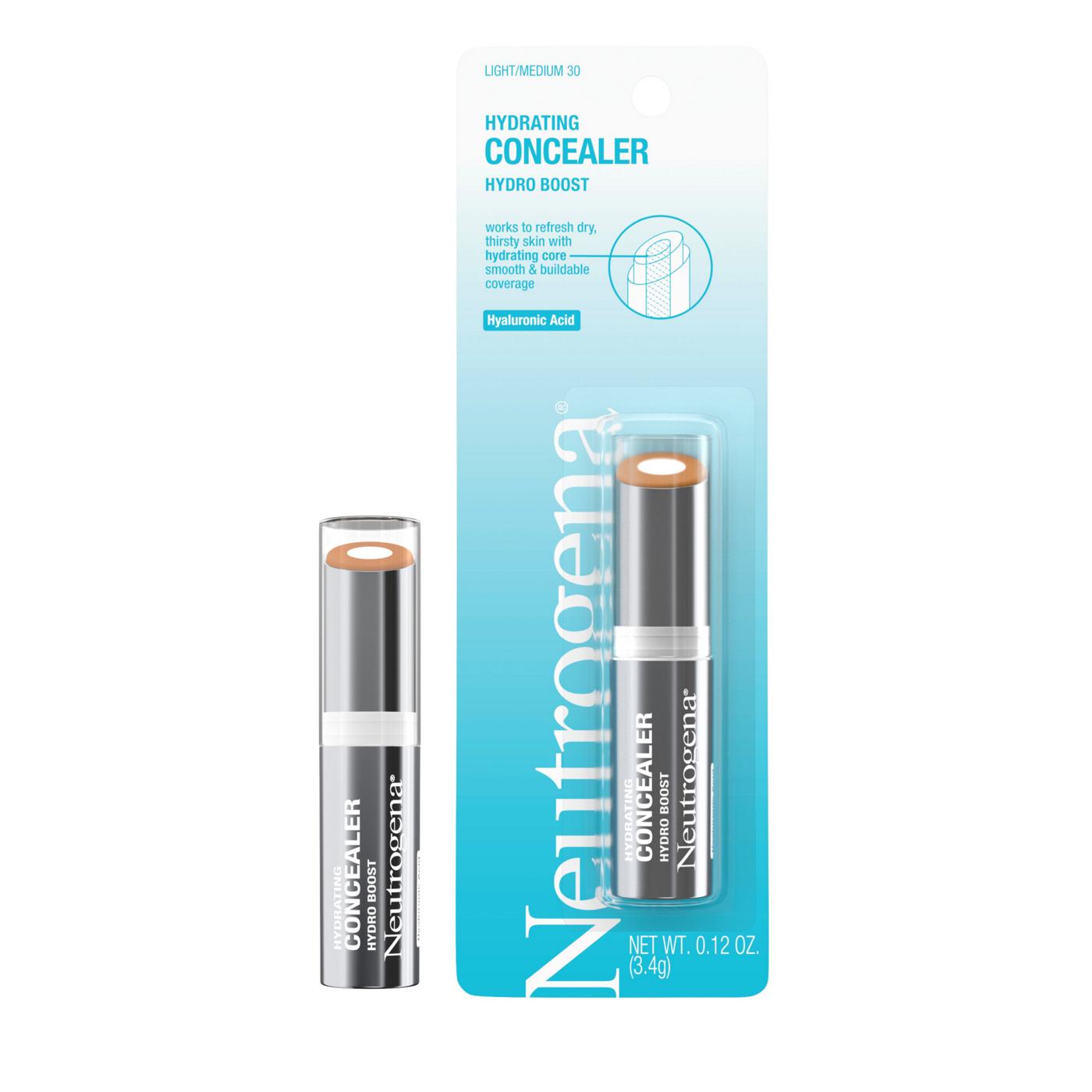 Neutrogena Hydro Boost Hydrate Concealer Stick 30 Light/Medium; image 7 of 8