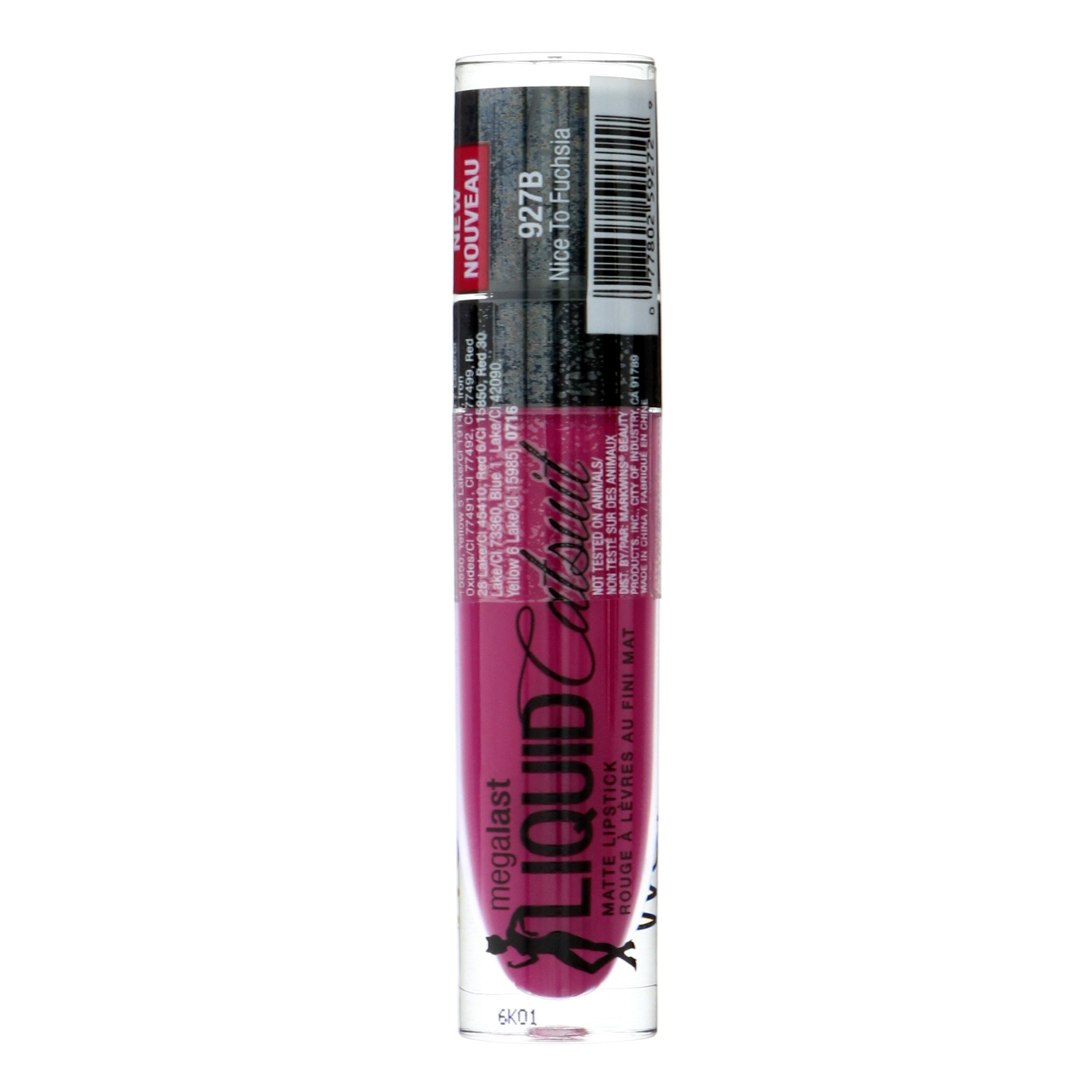 Wet n Wild Megalast Liquid Lipstick Nice To Fuchsia - Shop Lipstick at ...