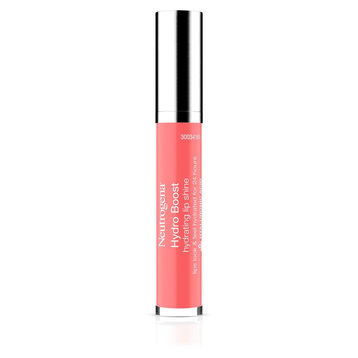 Neutrogena Hydro Boost Hydrating Lip Shine 30 Flushed Coral Color; image 1 of 3