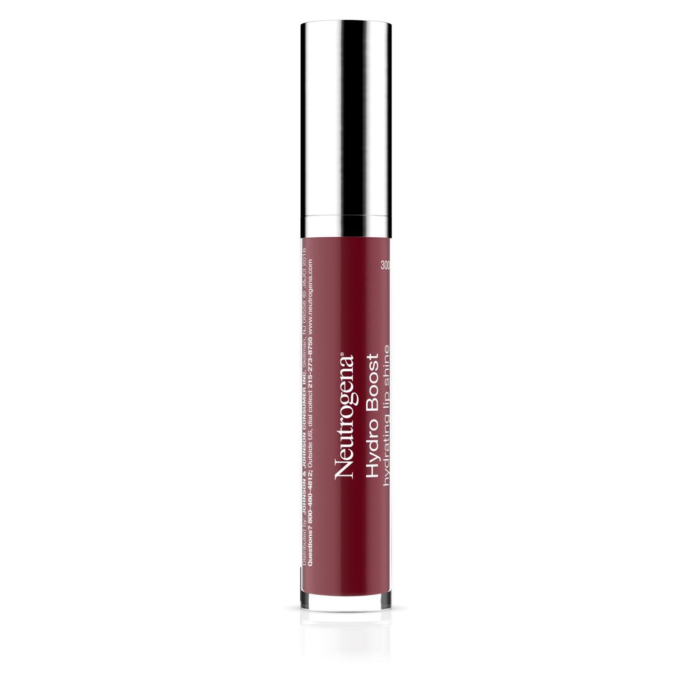Neutrogena Hydro Boost Hydrating Lip Shine 70 Velvet Wine Color; image 3 of 3