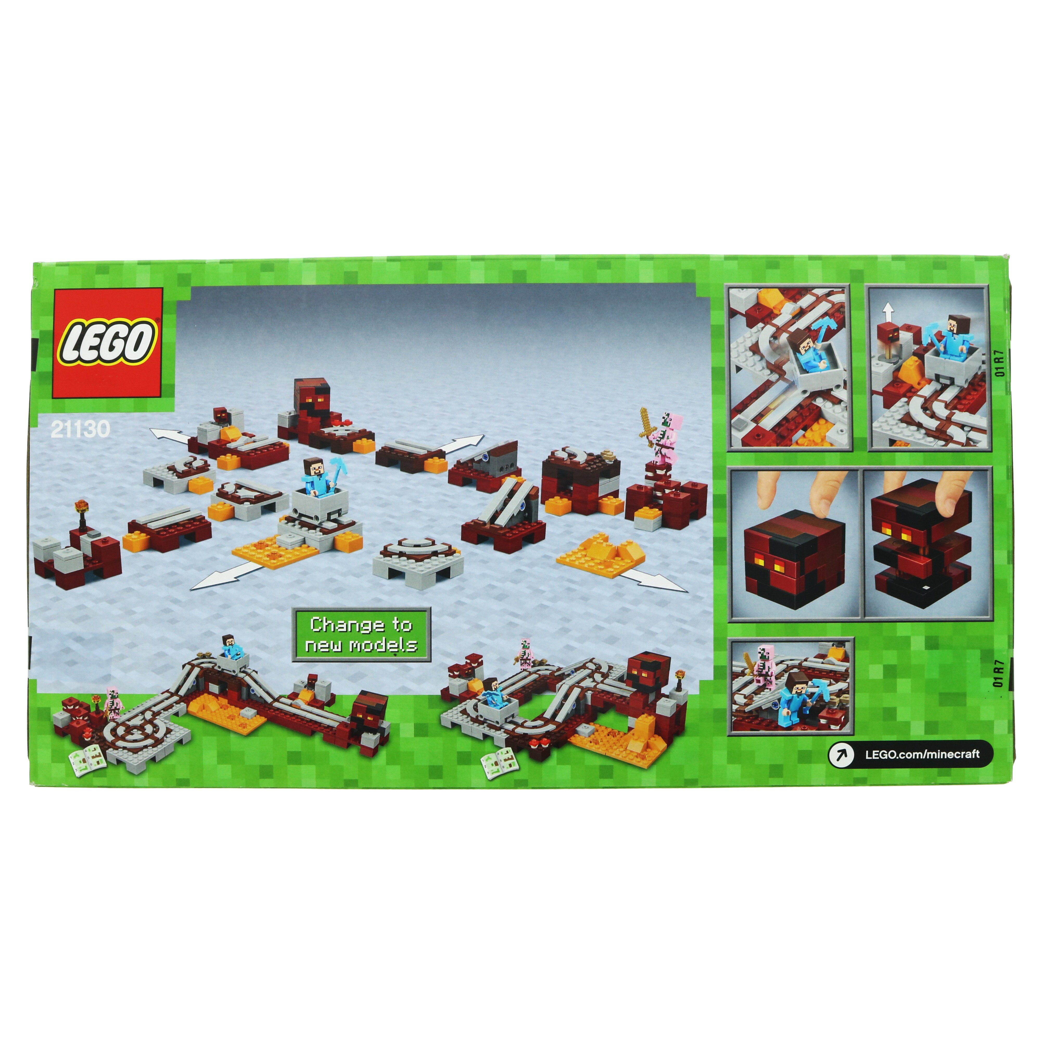 øretelefon Skænk rødme LEGO Minecraft Nether Railway - Shop Lego & Building Blocks at H-E-B