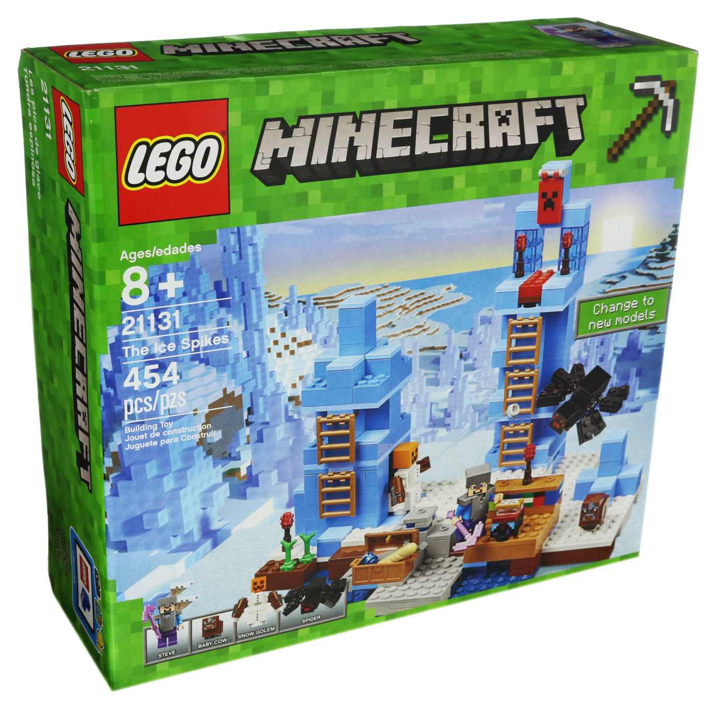 LEGO Minecraft Ice Spikes Shop Lego Building Blocks at H E B