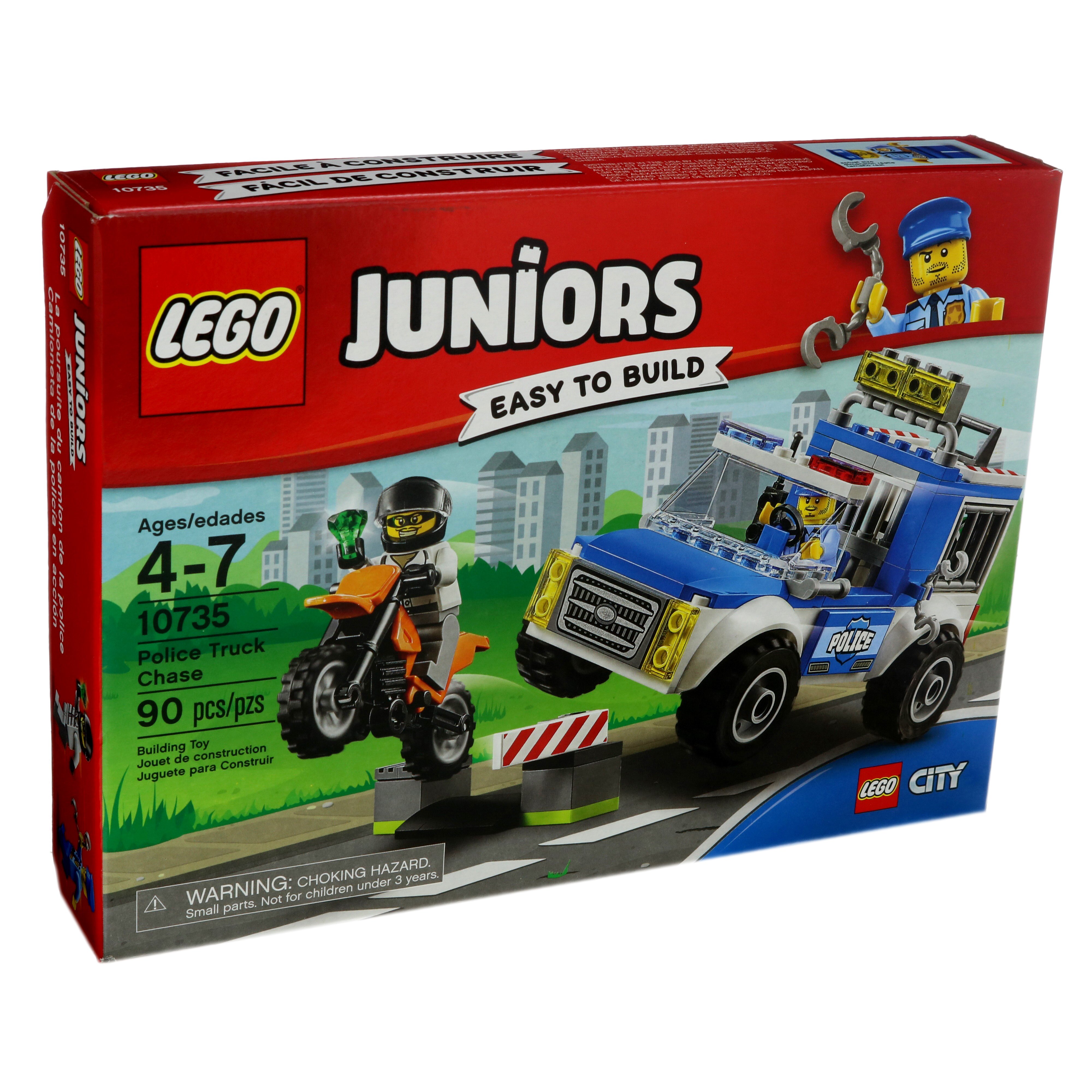 lego juniors police truck chase