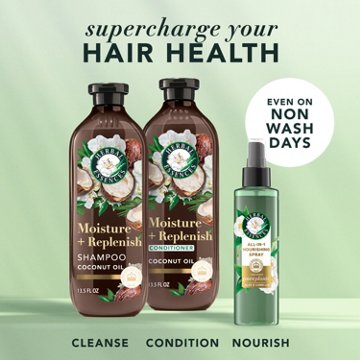Herbal Essences Moisture + Replenish Coconut Sulfate Free Shampoo, 13.5 fl oz