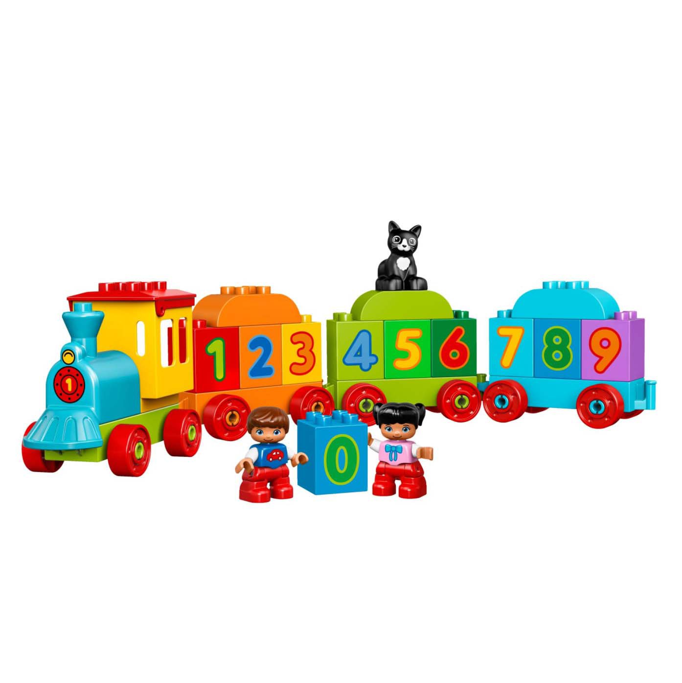 lego duplo counting train