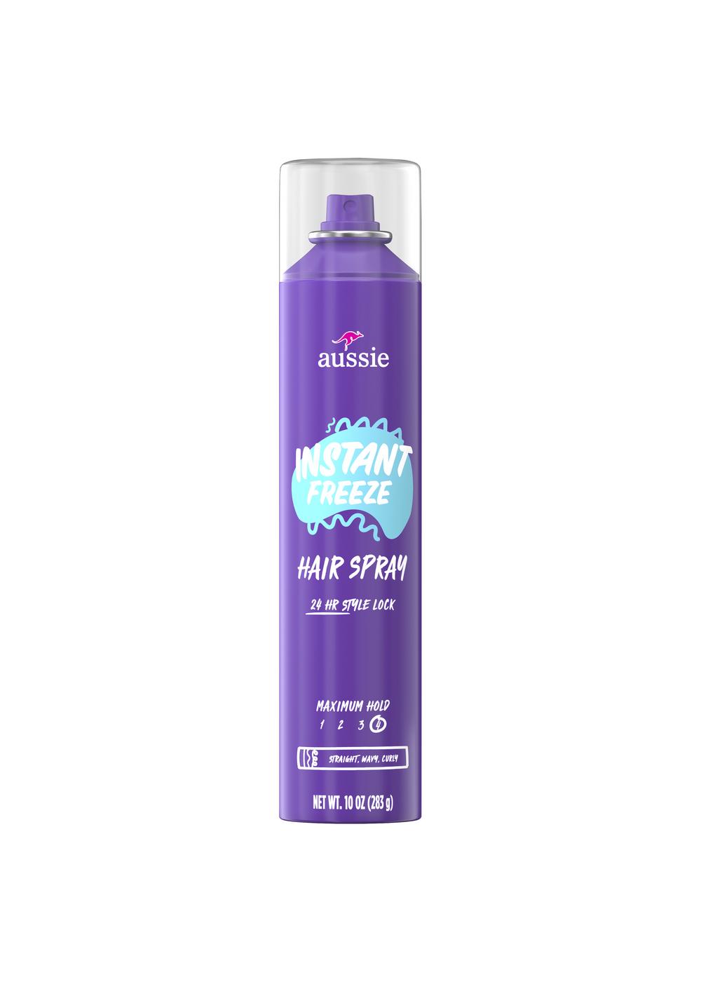 Aussie Instant Freeze Non-aerosol Hairspray 8.5 Oz Spray Bottle for sale  online
