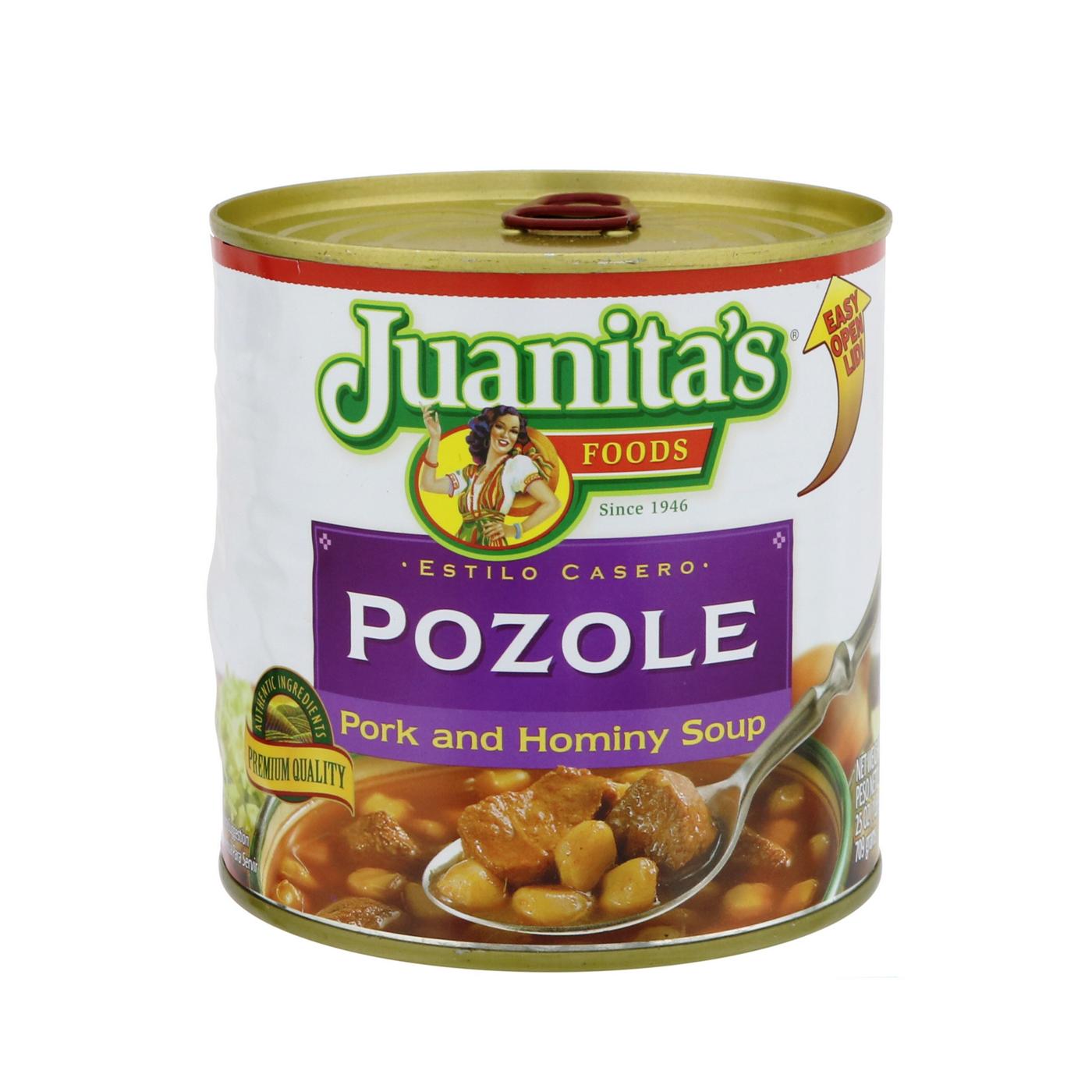 Juanita's Pozole Pork And Hominy Soup; image 1 of 2