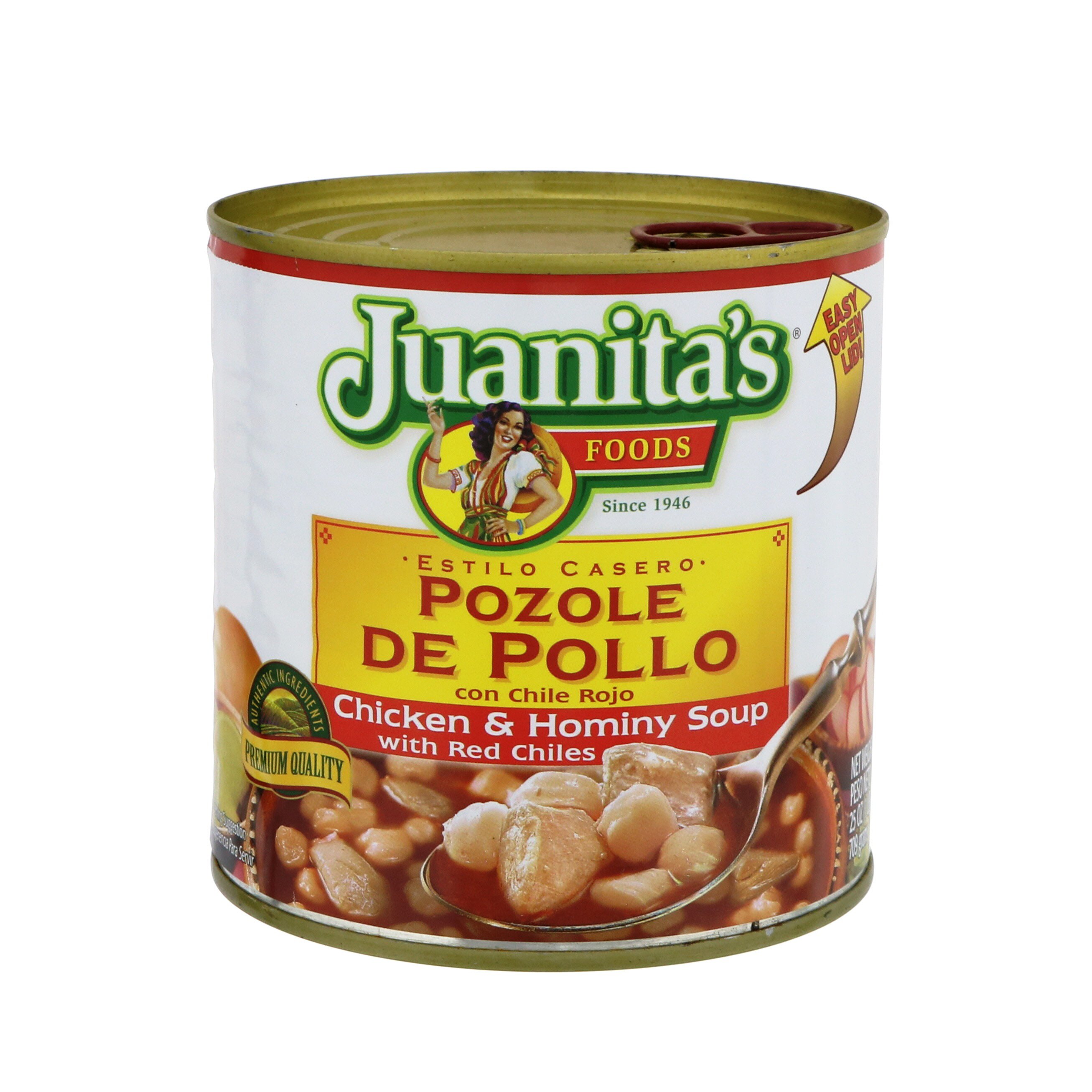 Juanita's Chicken Pozole With Red Chiles - Shop Soups & Chili at H-E-B