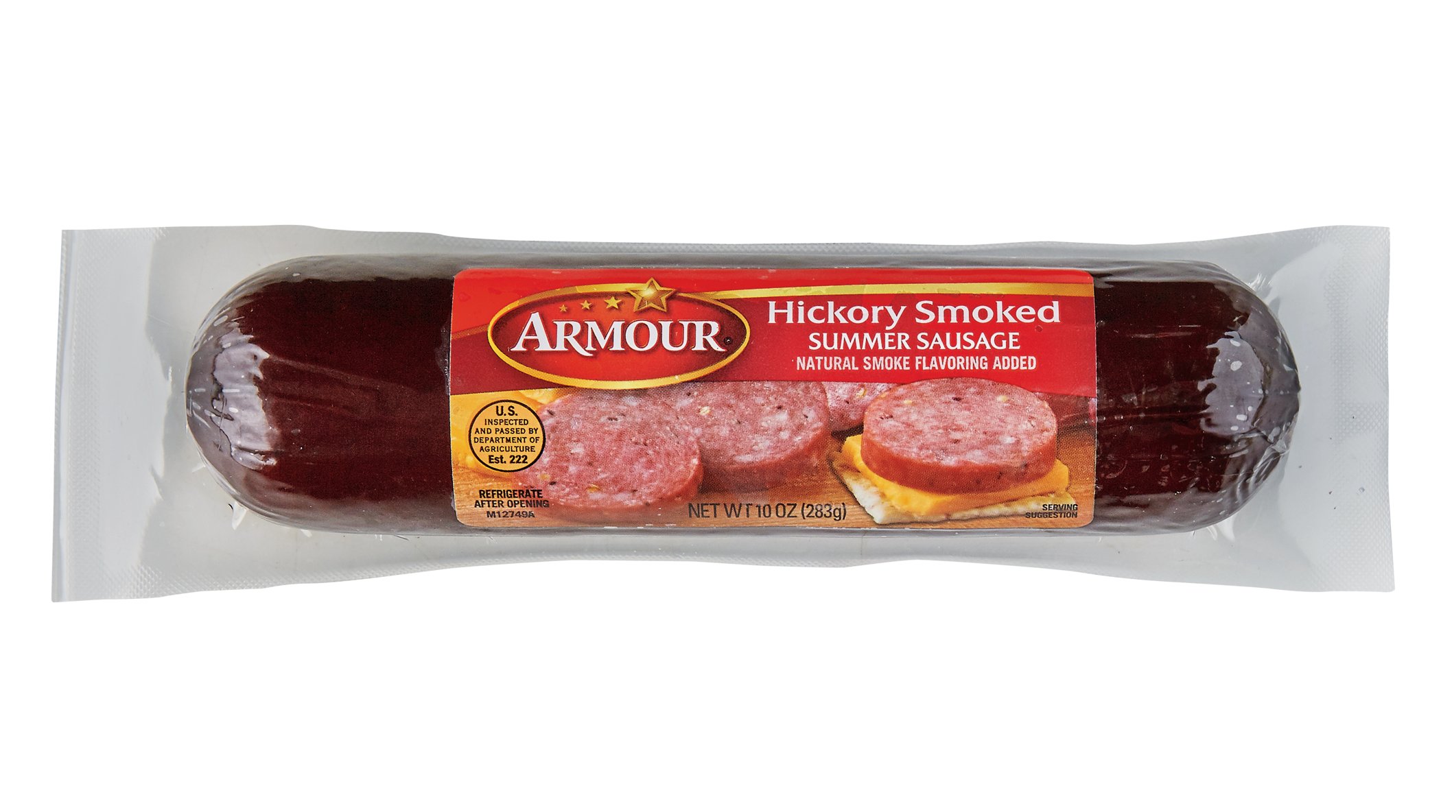 Armour Hickory Smoked Summer Sausage Shop Sausage at HEB
