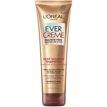 L'Oréal Paris EverCreme Deep Nourish Sulfate Free Shampoo for Dry Hair