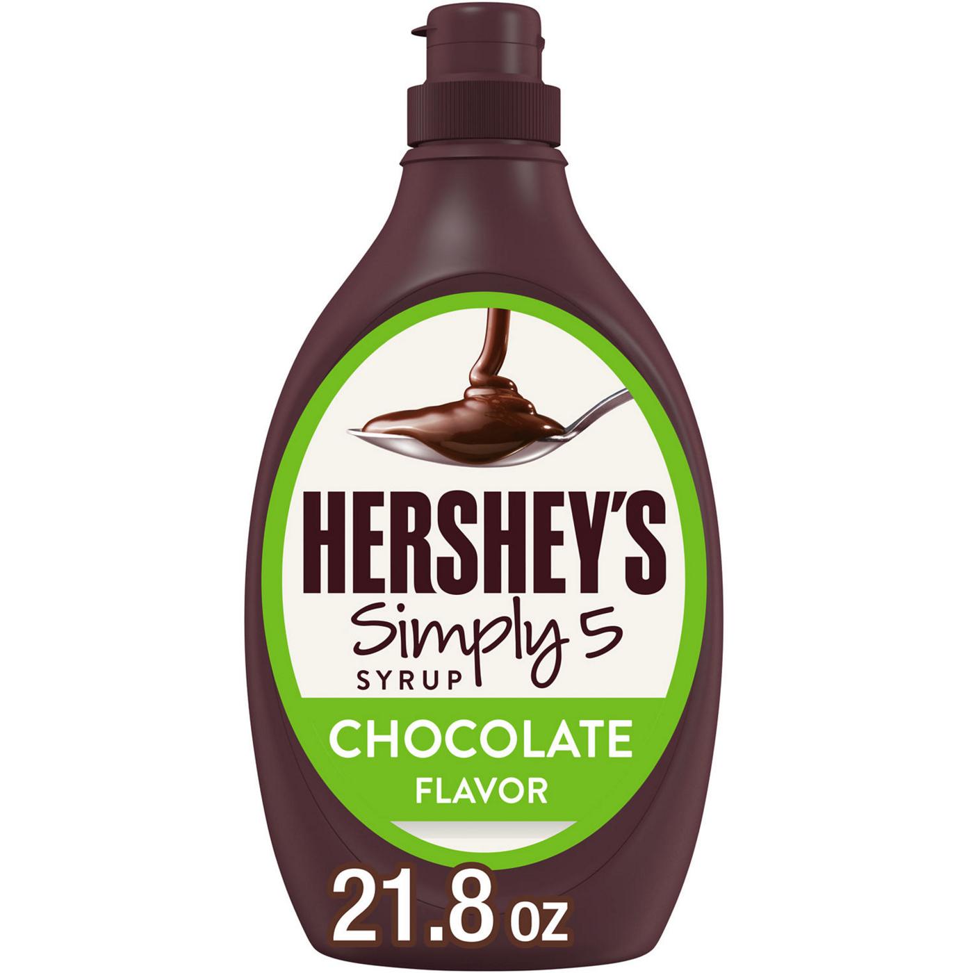 Hershey's Simply 5 Chocolate Syrup Bottle; image 1 of 9