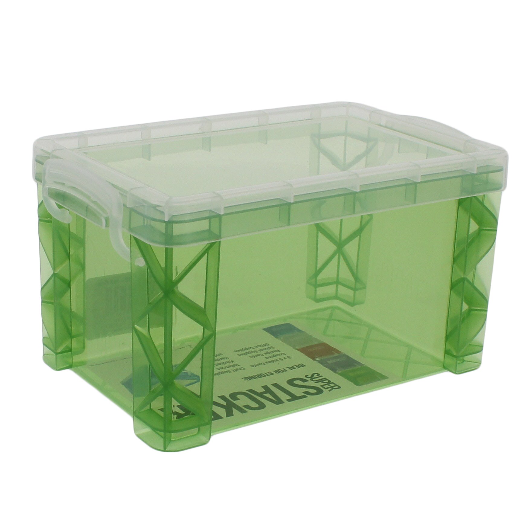 Super Stacker Storage Box Green Shop File & Security Boxes at HEB