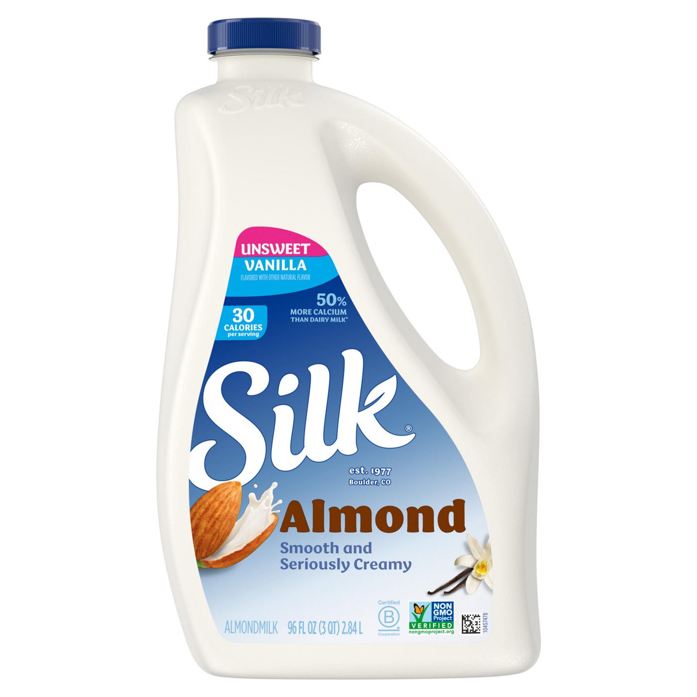 Silk Unsweetened Vanilla Almond Milk; image 1 of 2