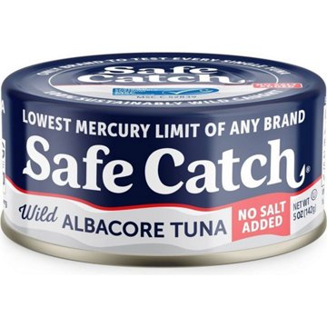 Safe Catch Wild Albacore Tuna No Salt Added, 5 oz