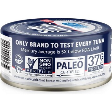 Safe Catch Wild Albacore Tuna No Salt Added, 5 oz