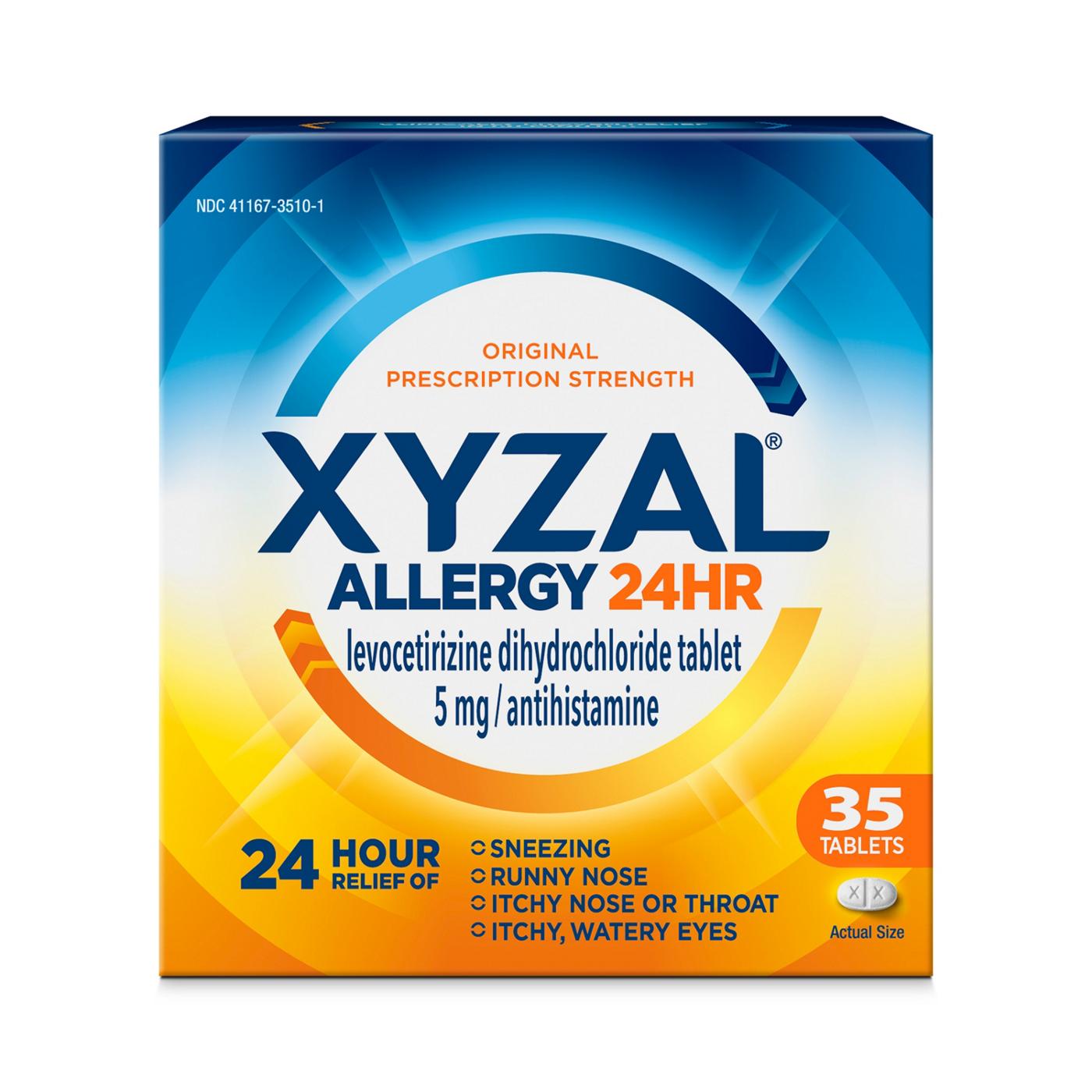 Xyzal Allergy 24 Hour Relief Tablets; image 1 of 7