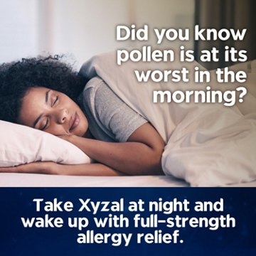 Xyzal 24 Hour Allergy Relief Prescription Strength Antihistamine Tablets