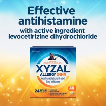 Xyzal 24 Hour Allergy Relief Prescription Strength Antihistamine Tablets