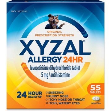Xyzal 24 Hour Allergy Relief Prescription Strength Antihistamine Tablets