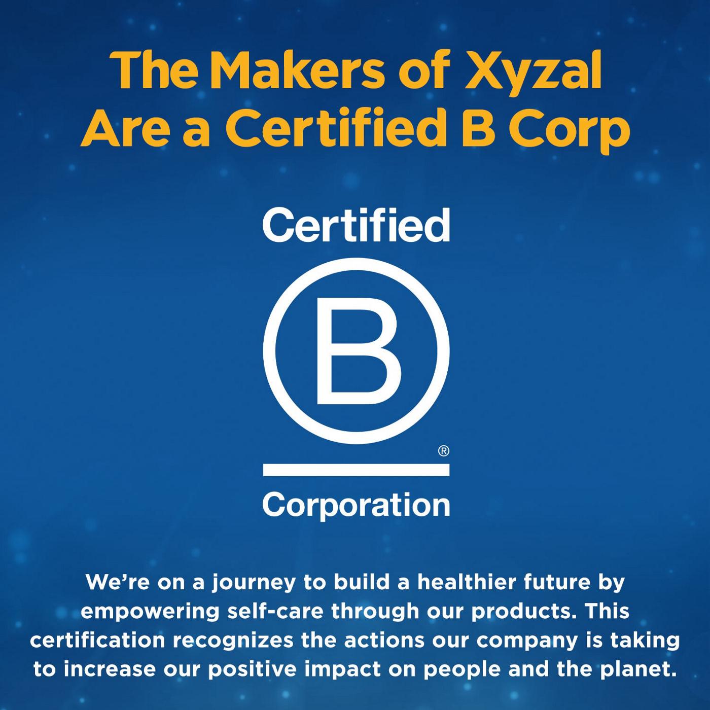 Xyzal 24 Hour Allergy Relief Prescription Strength Antihistamine Tablets; image 6 of 6