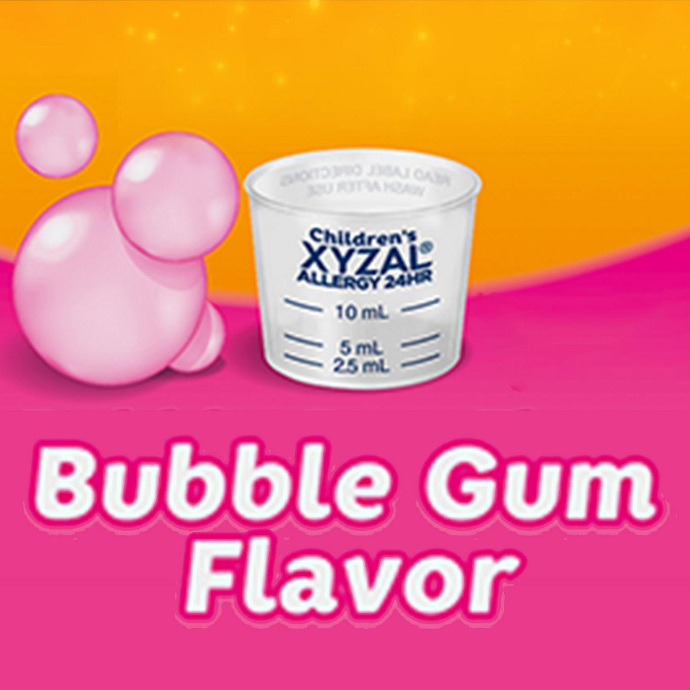 Xyzal Children's Allergy 24 Hour Relief Liquid - Bubble Gum; image 6 of 7