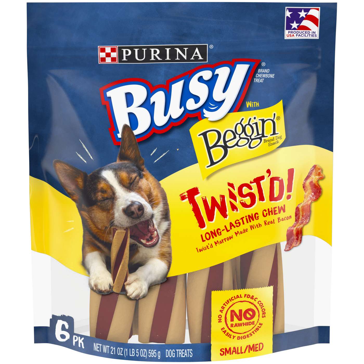 Busy Beggin' Twist'd Small & Medium Dog Treats; image 1 of 8