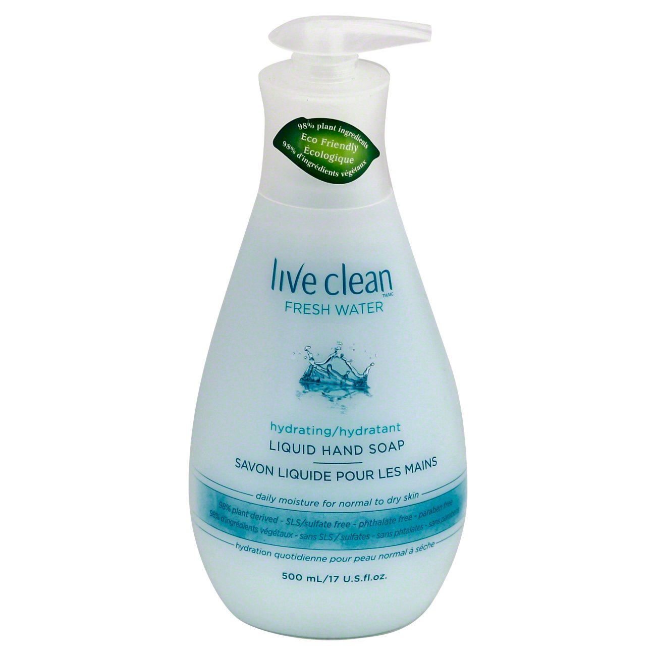 Live Clean Liquid Hand Soap Fresh Water Shop Cleansers & Soaps at HEB