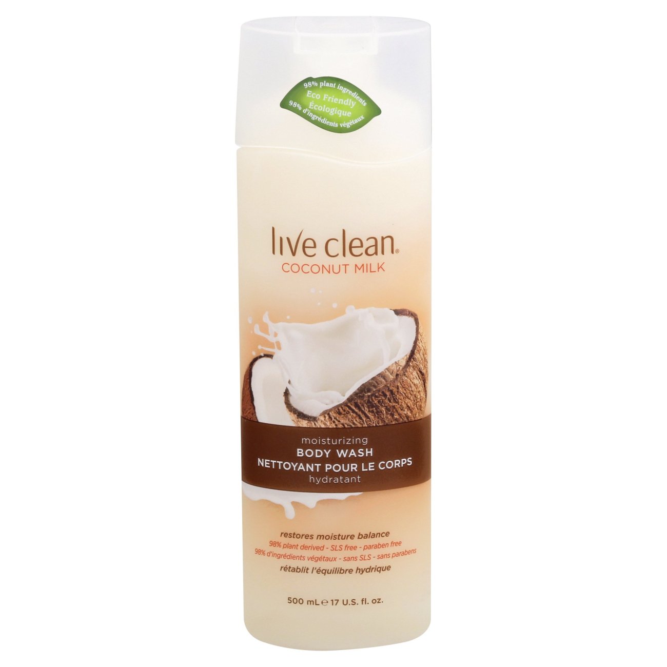 Live Clean Body Wash Coconut Milk Shop Cleansers & Soaps at HEB