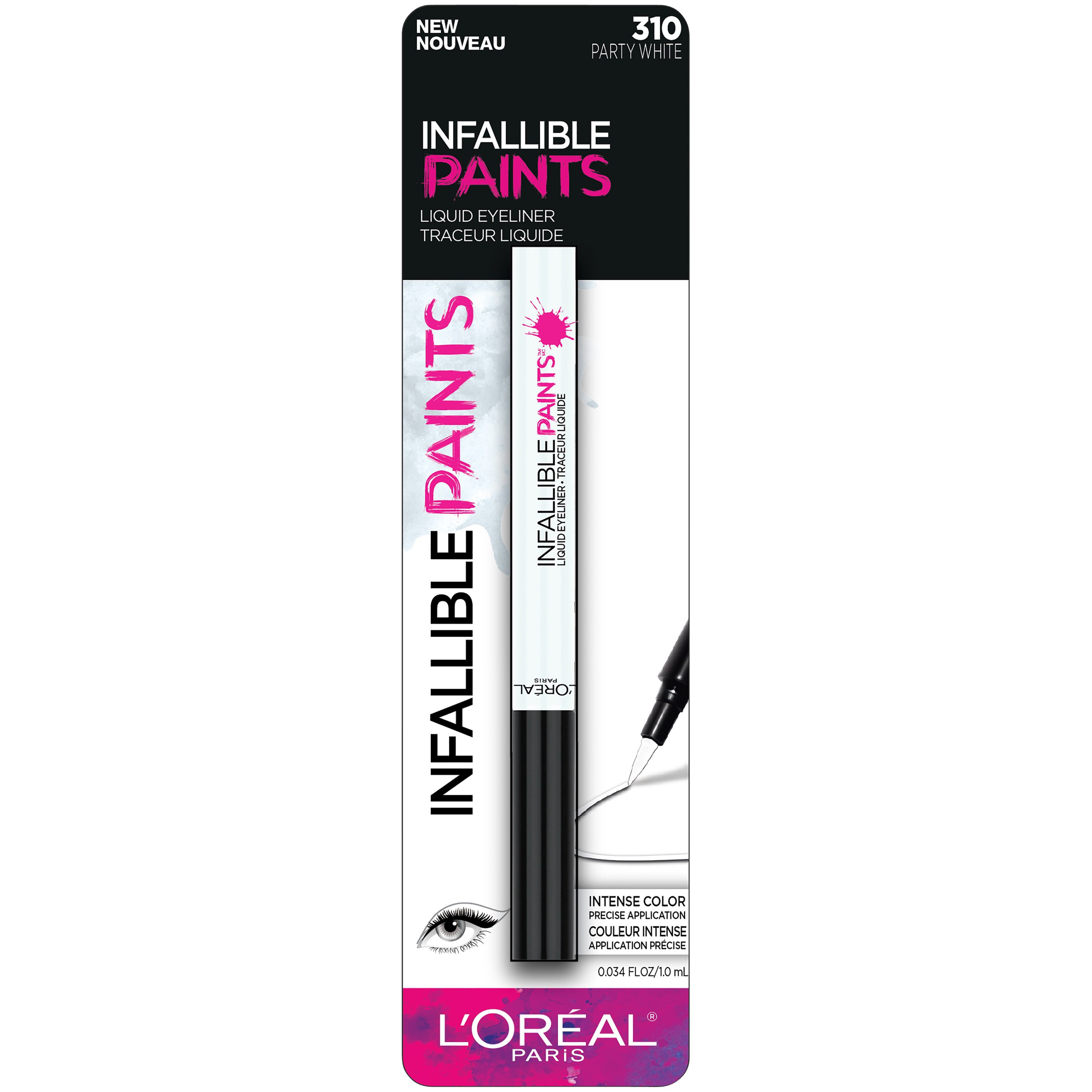 L'Oreal Paris Infallible Paints Eyeliner, White Party - Shop Makeup at ...