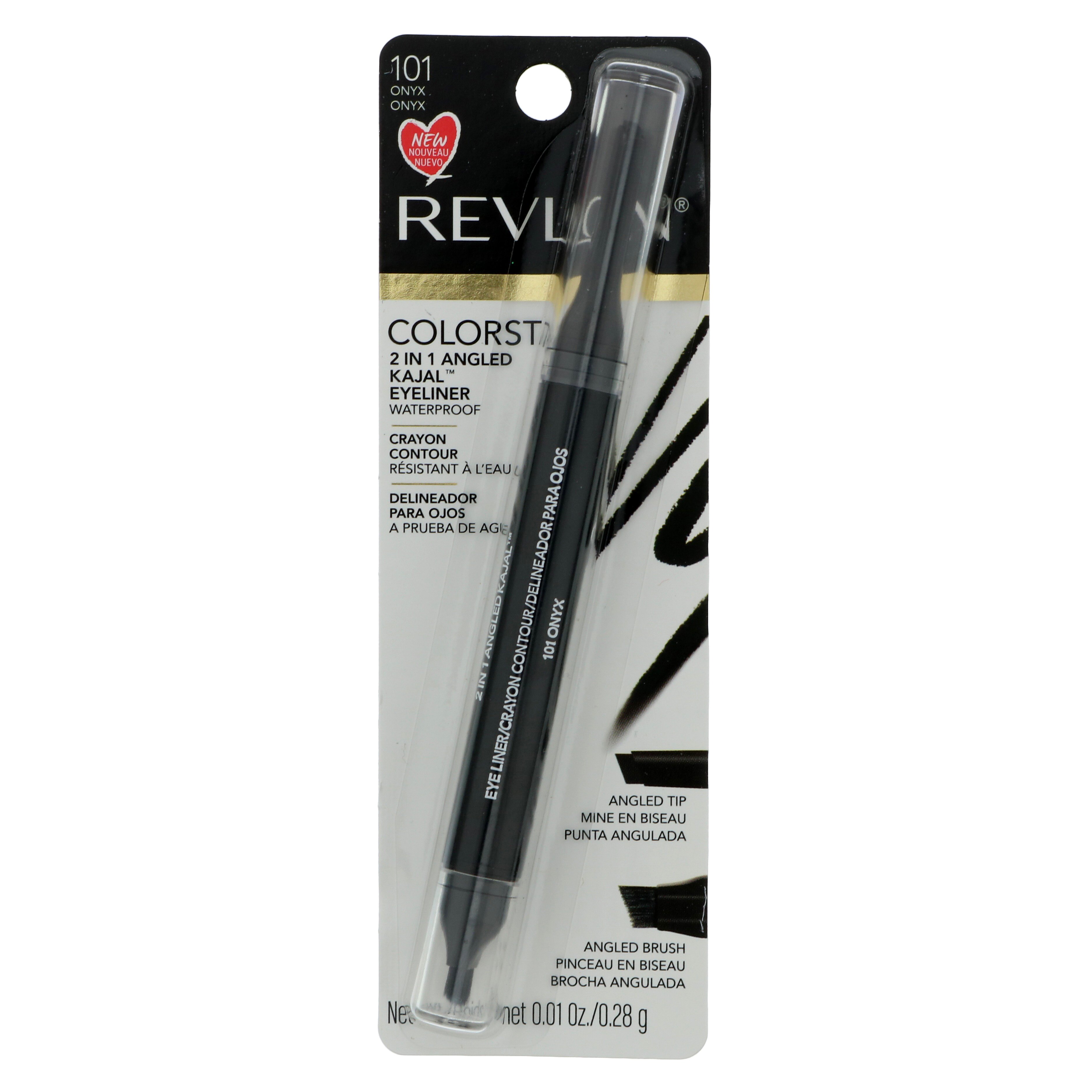 Revlon ColorStay 2 in 1 Angled Kajal Onyx Shop Eyeliner At H E B