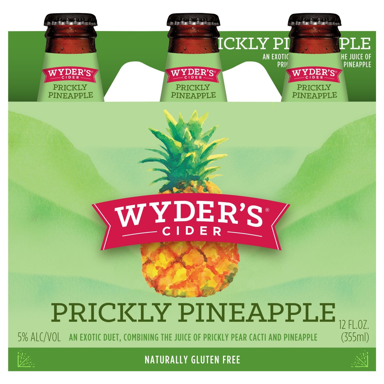 Wyders Prickly Pineapple Cider 12 Oz Bottles Shop Hard Cider At H E B