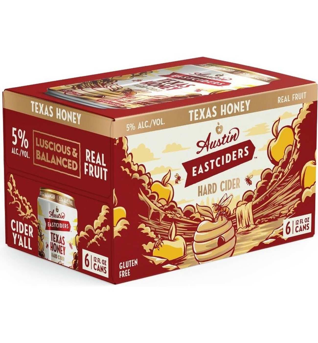 Austin Eastciders Texas Honey Cider 6 pk Cans; image 1 of 2