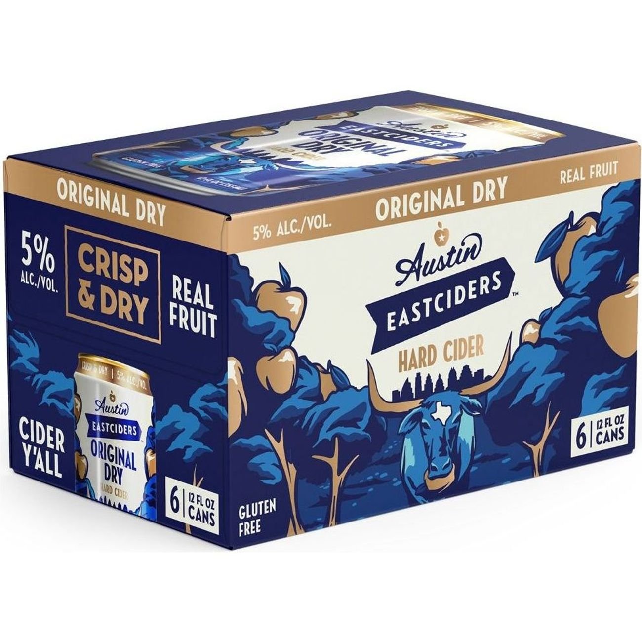 Austin Eastciders Original Dry Cider 12 oz Cans Shop Hard cider at HEB