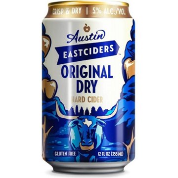 Austin Eastciders Original Dry Cider 6 pk Cans, 12 oz