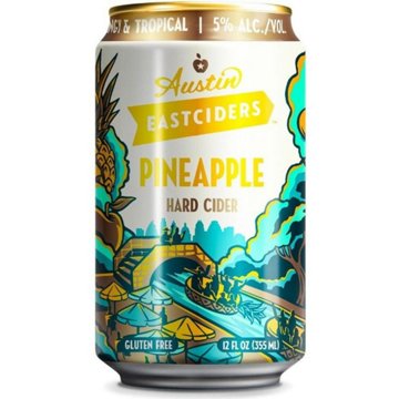 Austin Eastciders Pineapple Cider 6 pk Cans, 12 oz