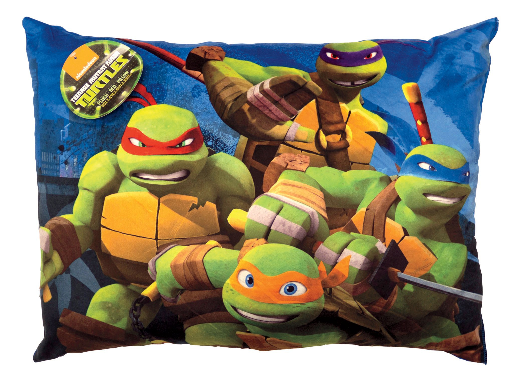 Nickelodeon Teenage Mutant Ninja Turtles Soft Bed Pillow