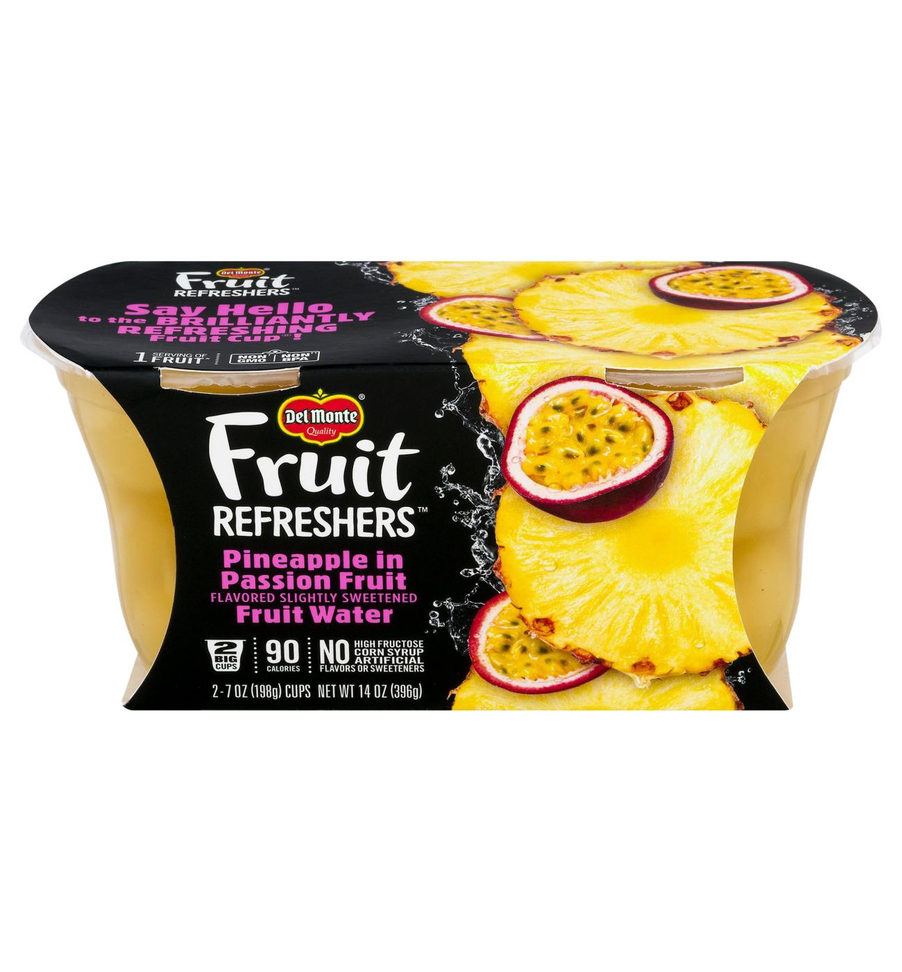Del Monte Fruit Refreshers Pineapple in Passion Fruit Water; image 1 of 2