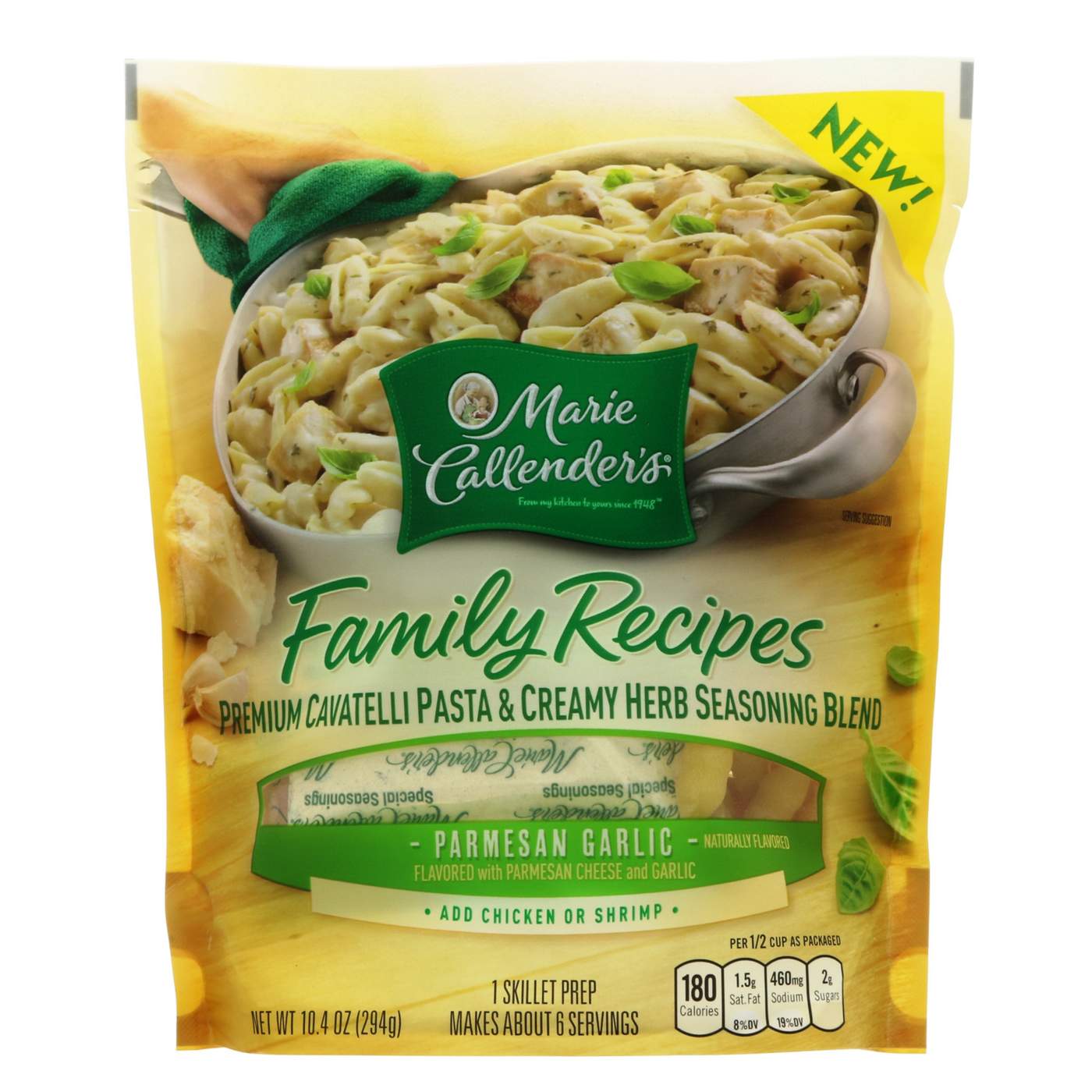 Marie Callender's Family Recipes Parmesan Garlic Skillet Meal; image 1 of 2