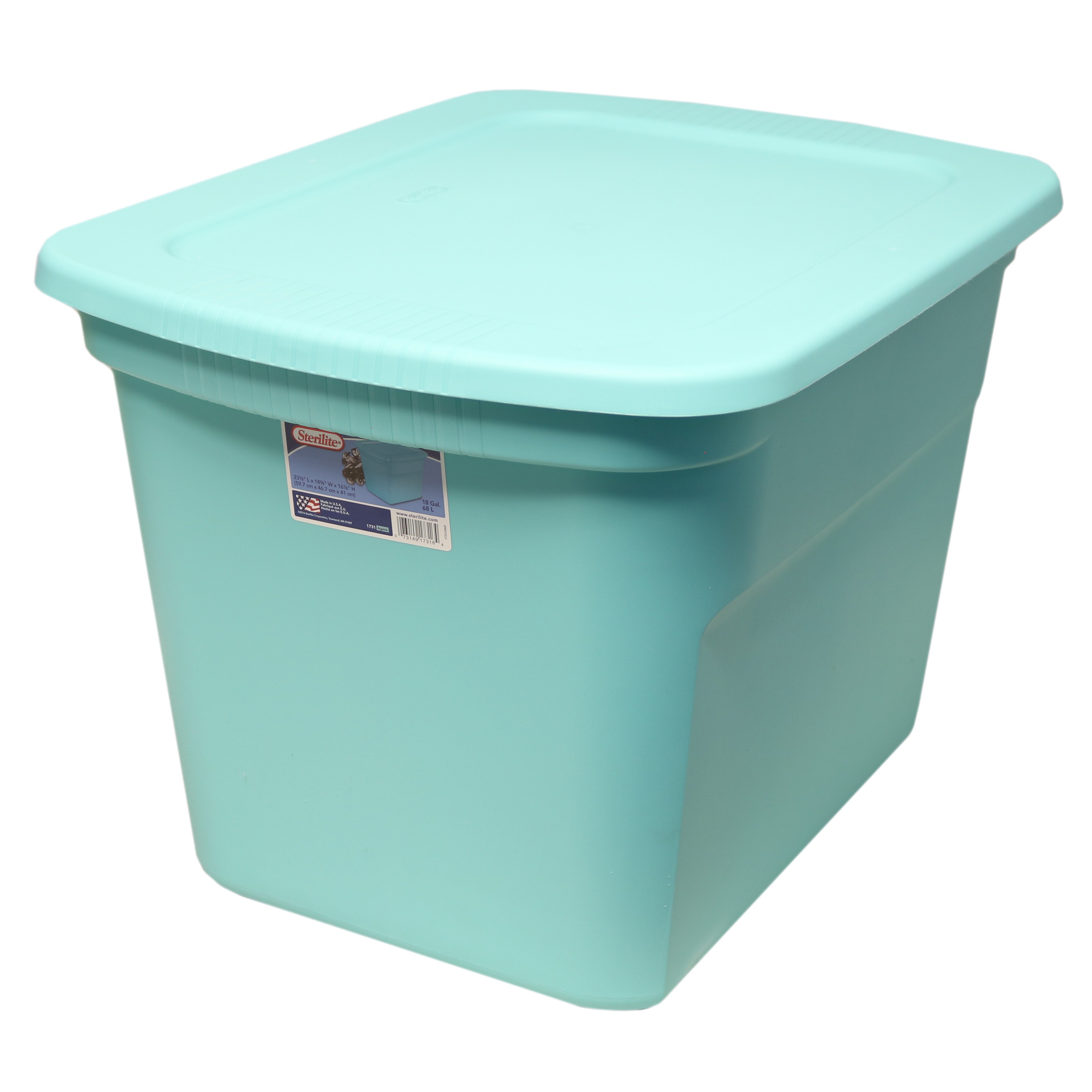 Sterilite 18 Gallon Storage Tote with Lid. 3F - Lil Dusty Online Auctions -  All Estate Services, LLC