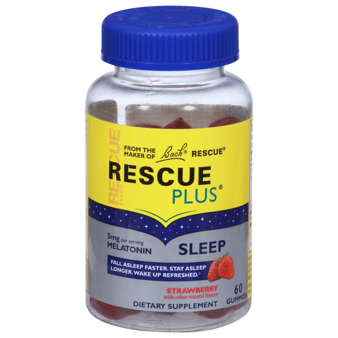 Bach Rescue Plus Sleep Melatonin Gummies - 5 mg, 60 ct