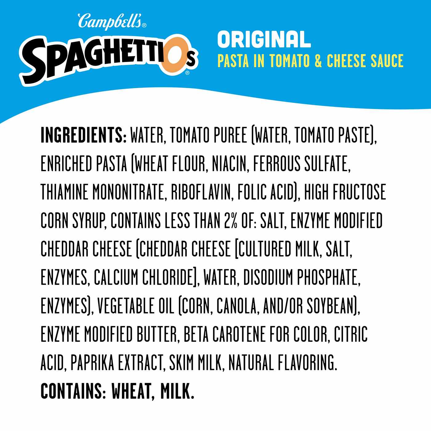 Campbell's SpaghettiOs Original Canned Pasta; image 6 of 8