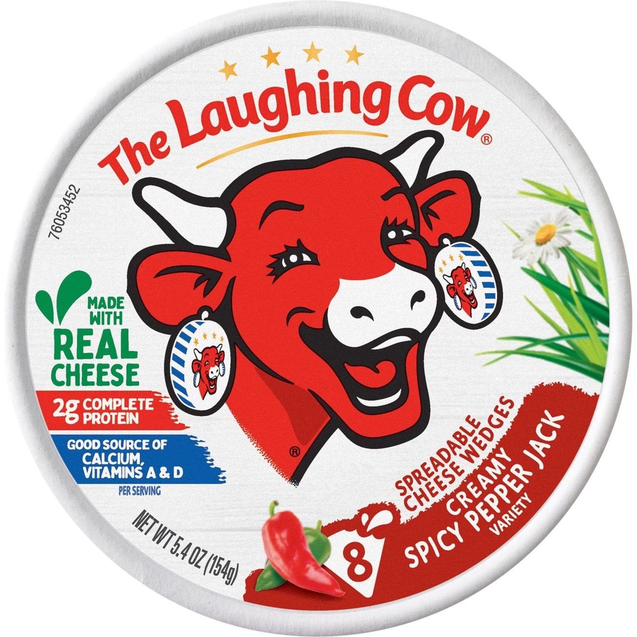 The Laughing Cow Creamy Spicy Pepper Jack Cheese Spread Shop Cheese