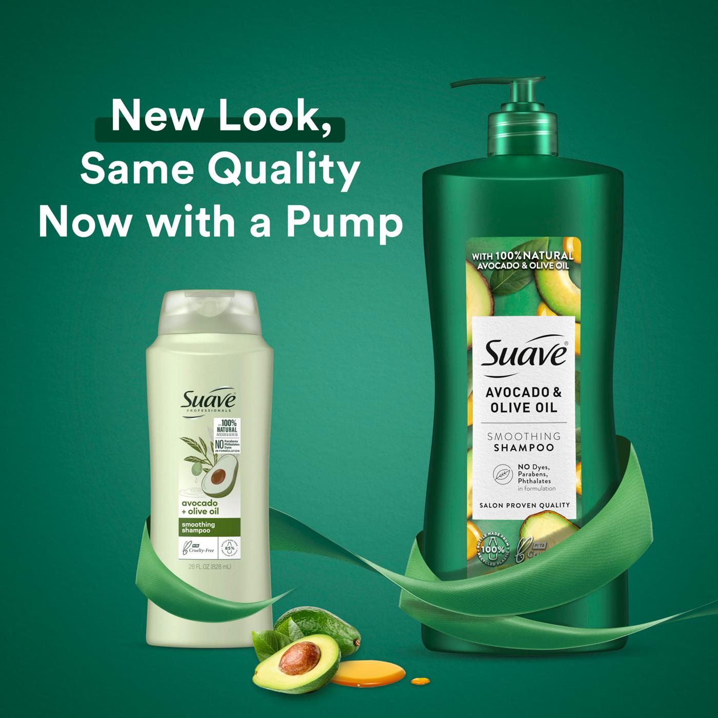 Suave Professionals Smoothing Shampoo - Avocado & Olive Oil; image 4 of 8