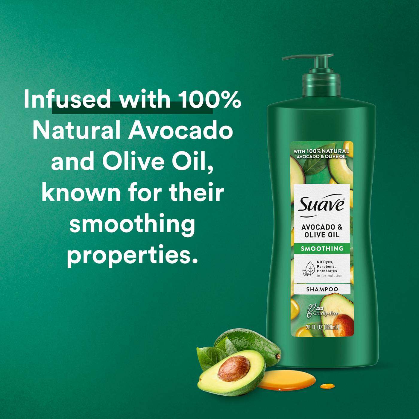 Suave Professionals Smoothing Shampoo - Avocado & Olive Oil; image 5 of 8