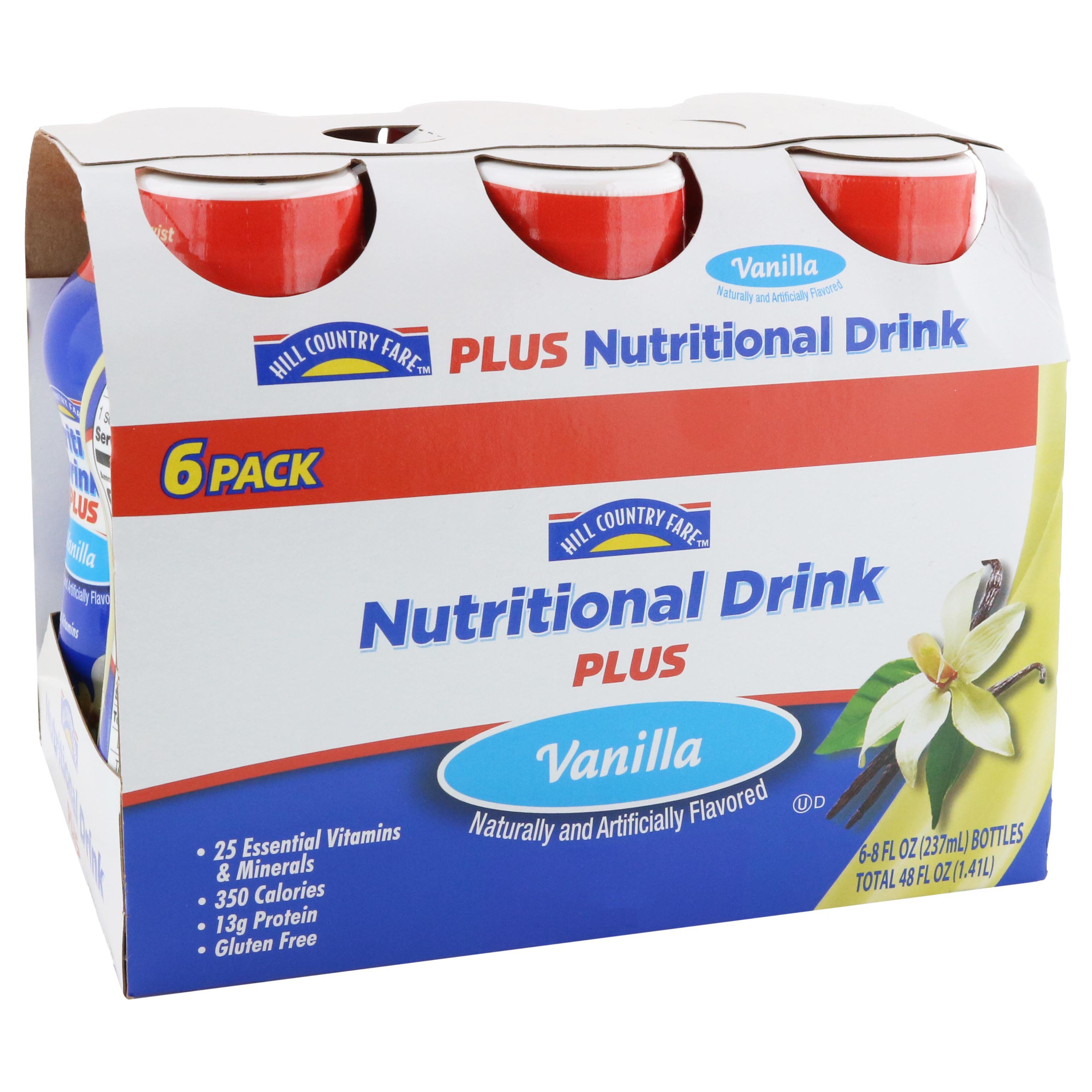 Hill Country Fare Adult Nutritional Plus Drink Vanilla Shop Diet & Fitness at HEB
