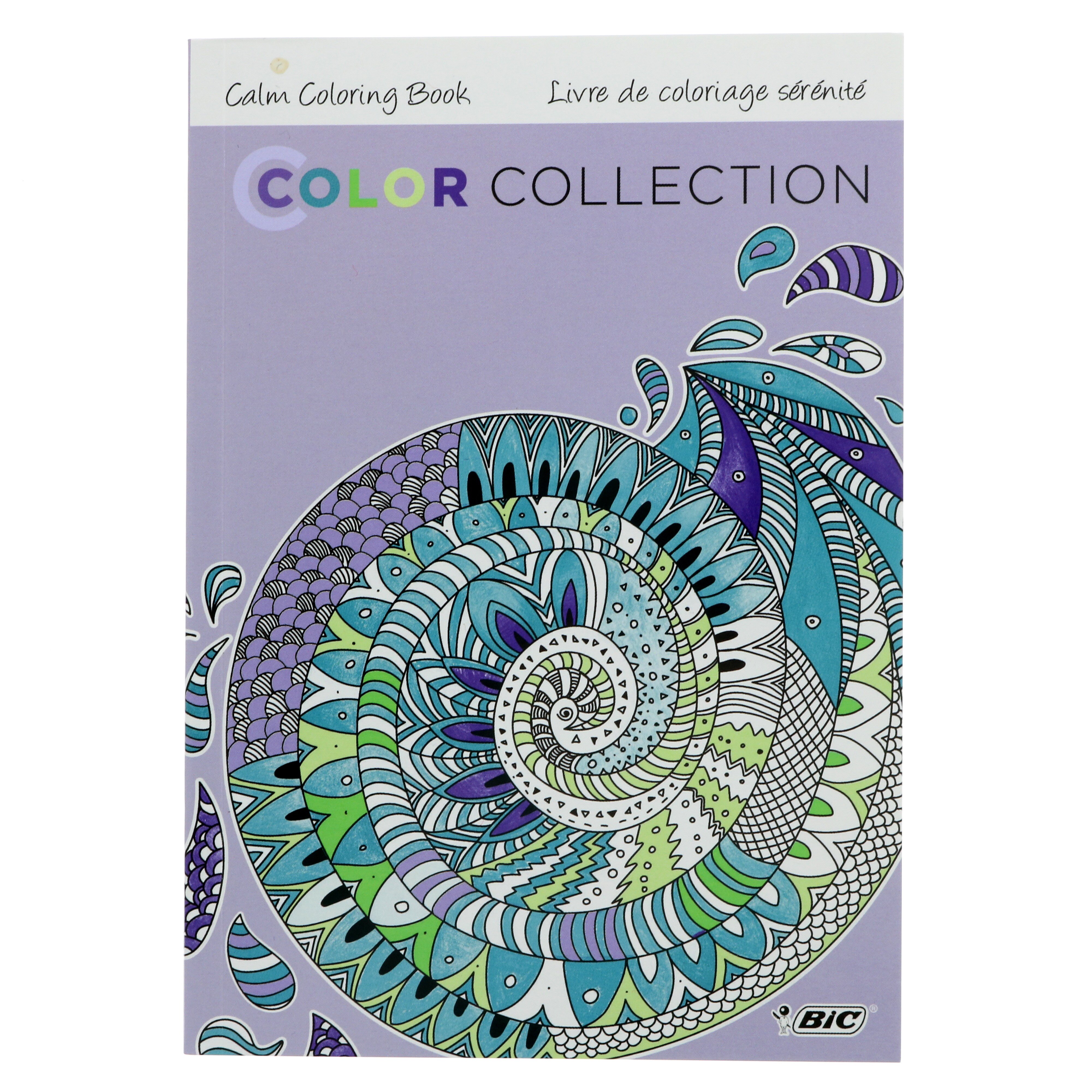 Bic Color Collection Calm Coloring Book Shop Books & Coloring at HEB