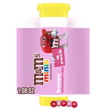 M&M'S Minis Chocolate Valentine's Candy Tube