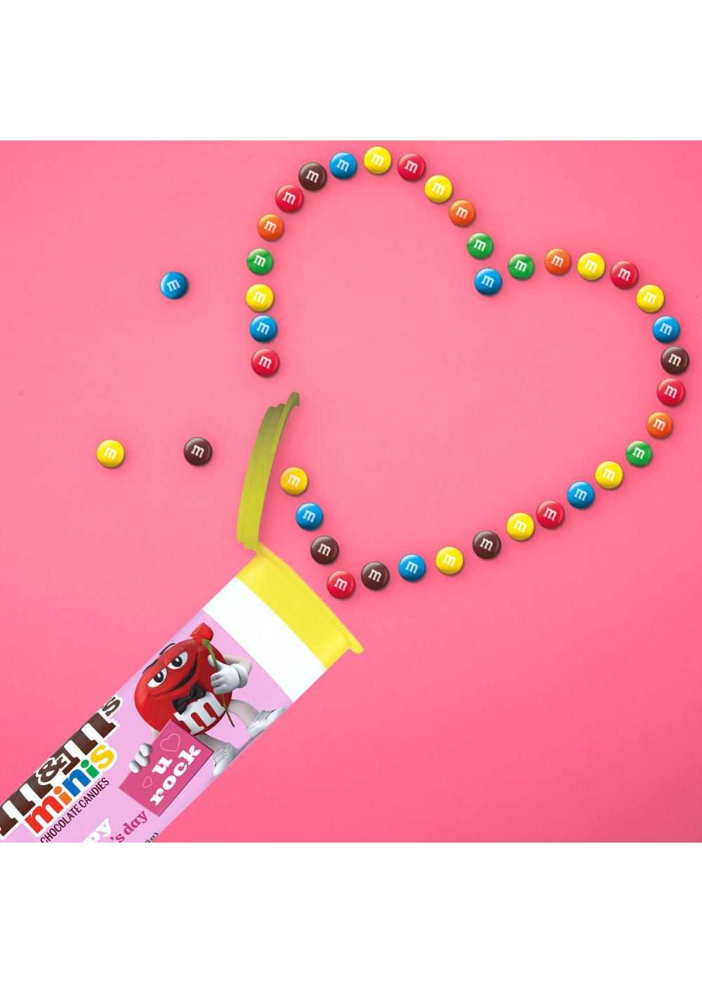 M&M'S Minis Chocolate Valentine's Candy Tube; image 6 of 6