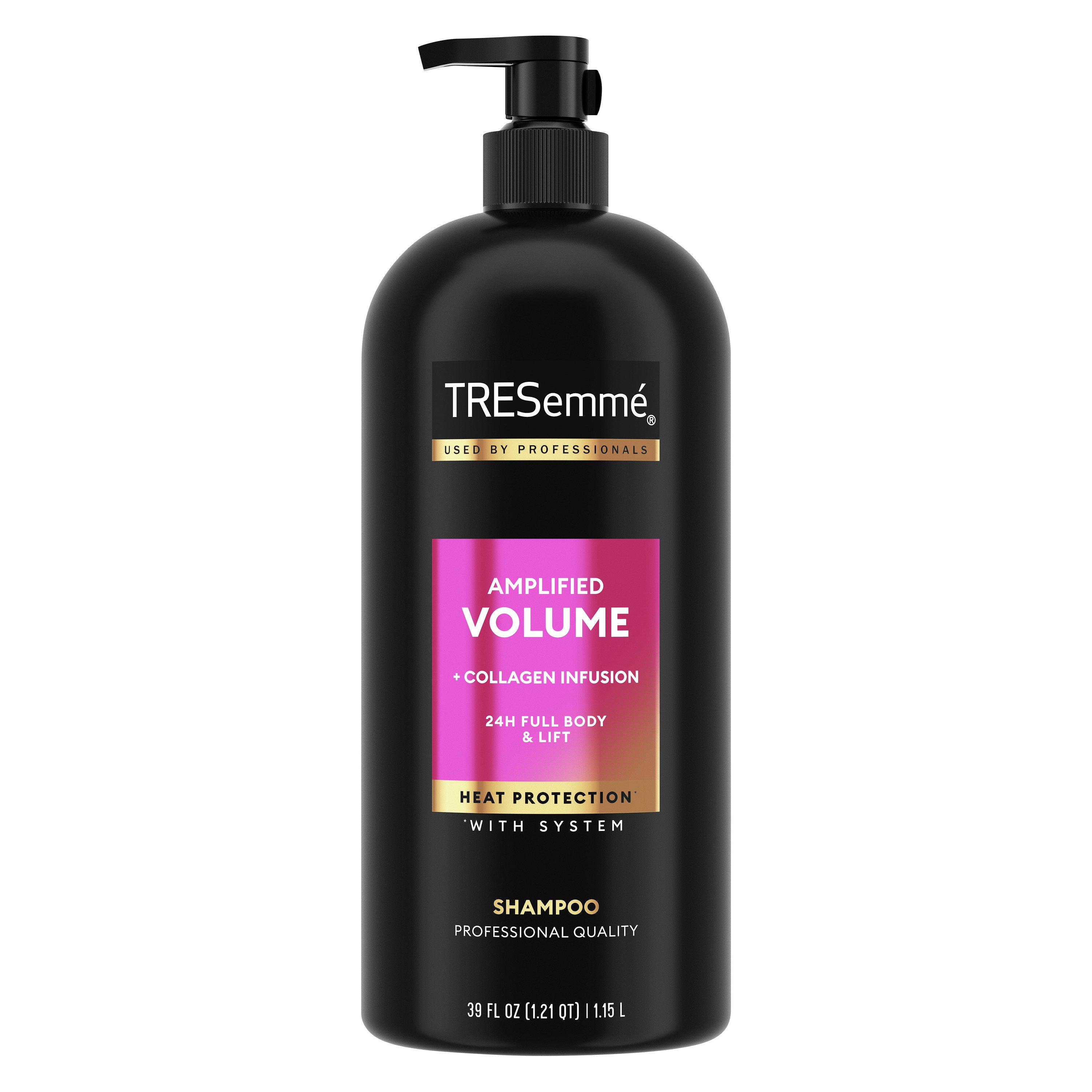 TRESEMME SHAMPOO  AMPLIFIED VOLUME 4 PIECE 39 OZ. WITH PUMP product package